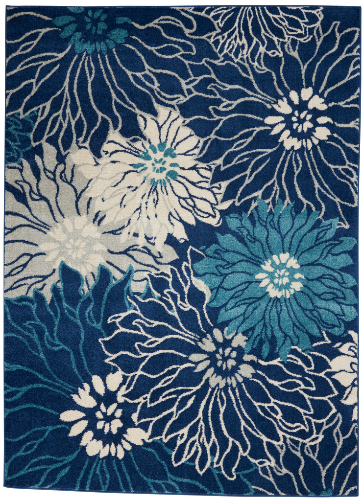 nourison passion psn17 navy ivory rug