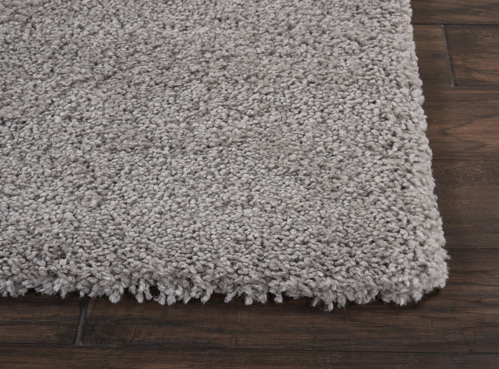 nourison malibu shag msg01 silver grey rug