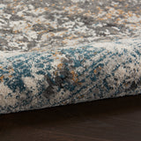 nourison tangra tnr01 grey multi rug