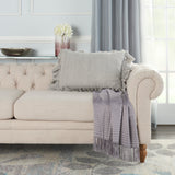 nourison sofia ge901 grey pillow