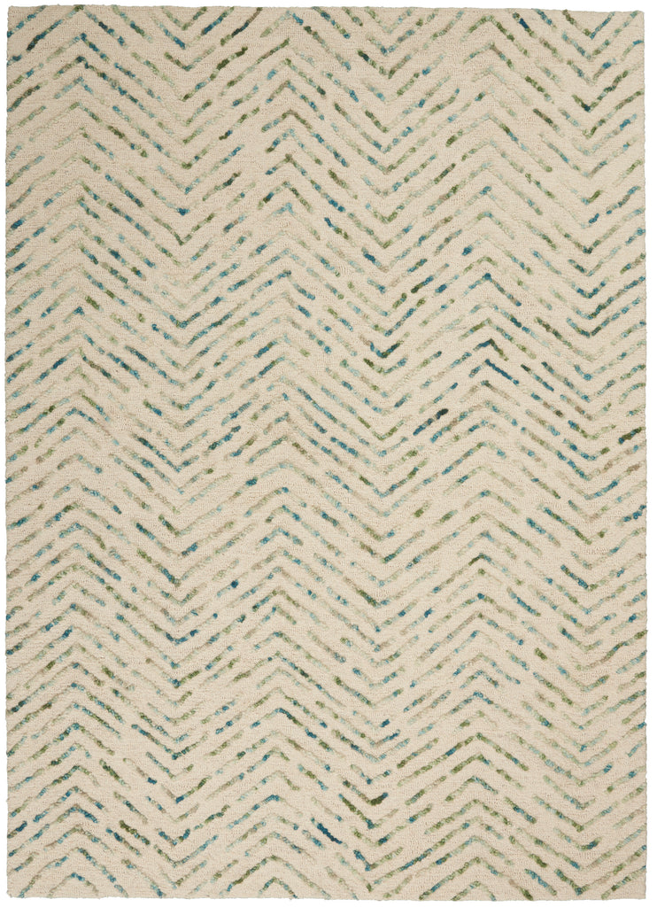 nourison colorado clr02 ivory green rug