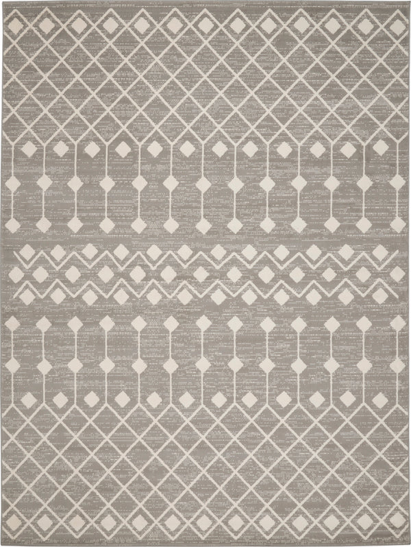 nourison grafix grf37 grey rug