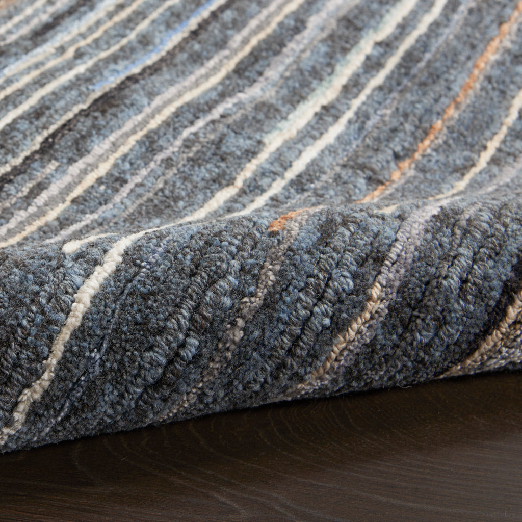 nourison plateau pae01 blue rug