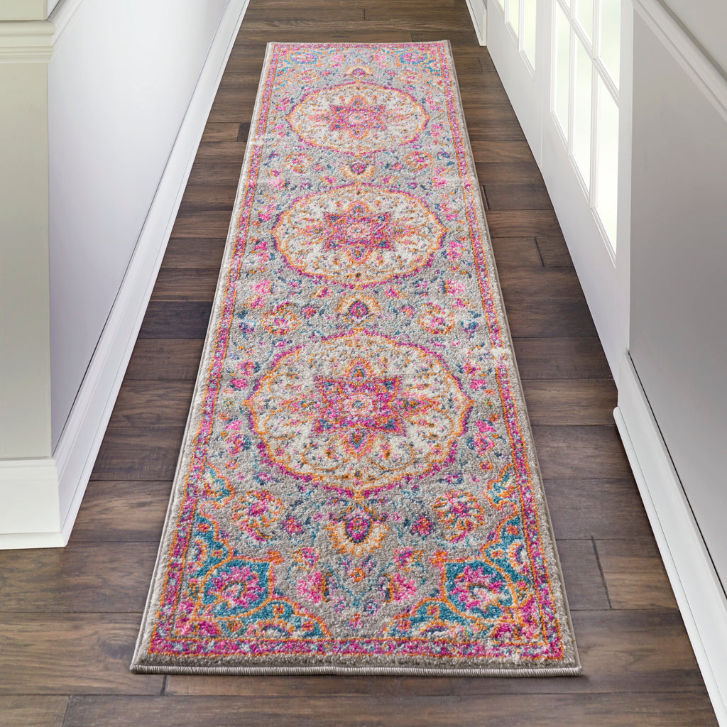 nourison passion psn22 grey multi rug