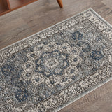 nourison quarry qua07 grey ivory rug