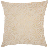 nourison life styles st131 ivory gold pillow