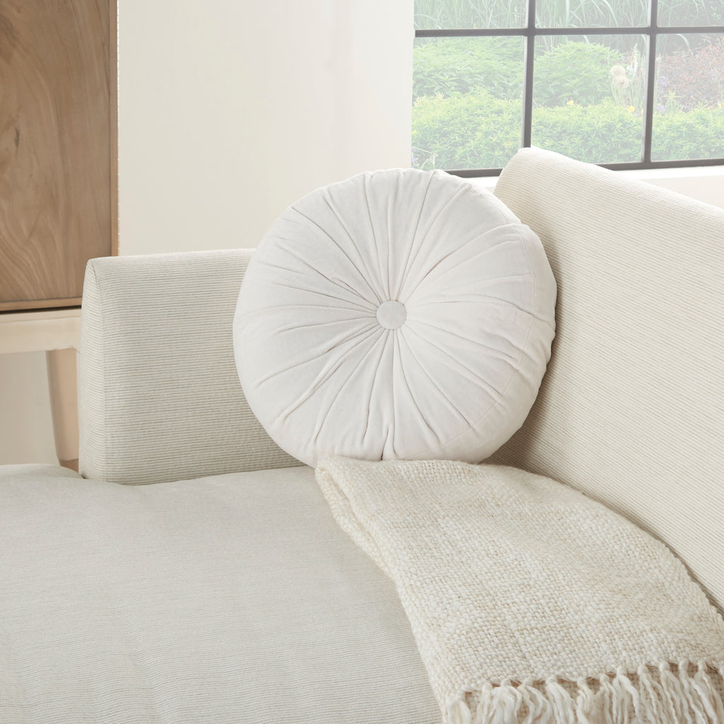 nourison sofia rc190 cream pillow