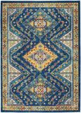 nourison allur alr02 navy multicolor rug