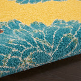 nourison allur alr06 yellow multicolor rug