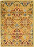 nourison allur alr03 yellow multicolor rug