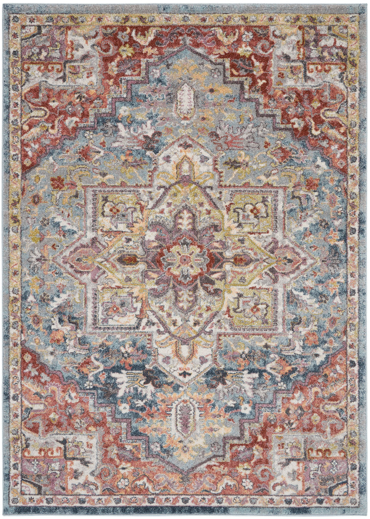 nourison soraya sor04 blue multicolor rug