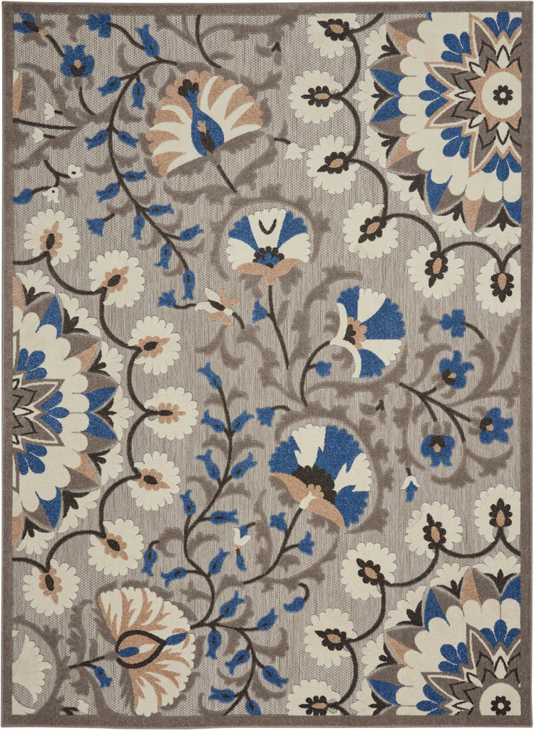 nourison aloha alh20 grey multi rug