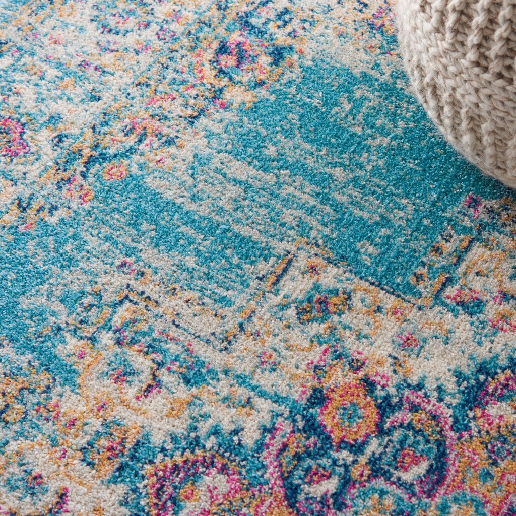 nourison passion psn03 light blue rug