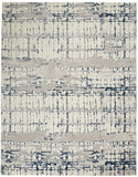 nourison twilight twi10 ivory navy rug