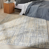 nourison ck005 enchanting ech04 grey beige rug