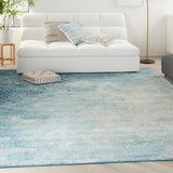 nourison passion psn10 navy light blue rug