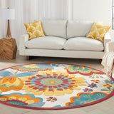 nourison aloha alh25 multicolor rug