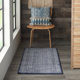 nourison palermo pmr04 navy grey rug