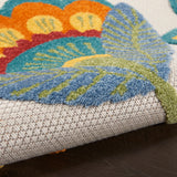 nourison aloha alh25 multicolor rug