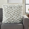 nourison sofia ys101 silver pillow