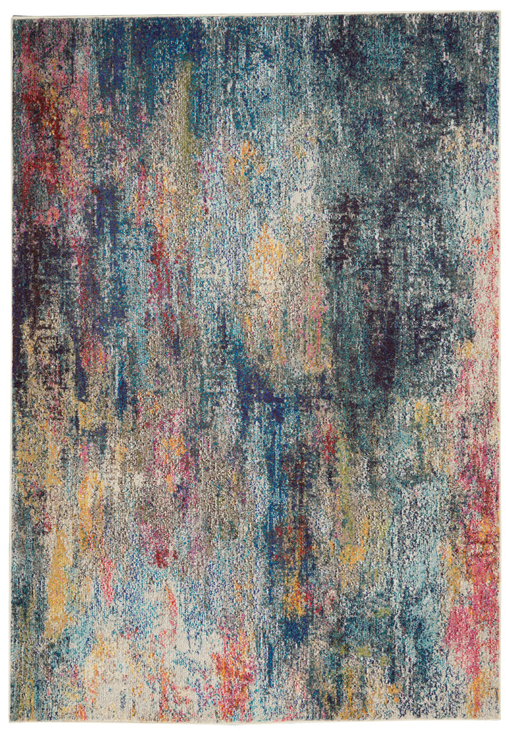 nourison celestial ces16 multicolor rug