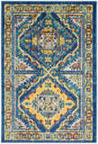 nourison allur alr02 navy multicolor rug