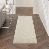 nourison interlock itl04 ivory grey rug