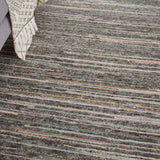 nourison plateau pae01 grey green rug