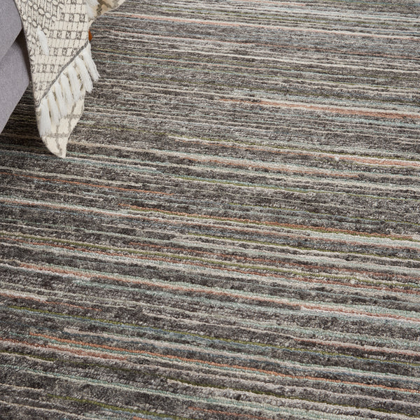 nourison plateau pae01 grey green rug