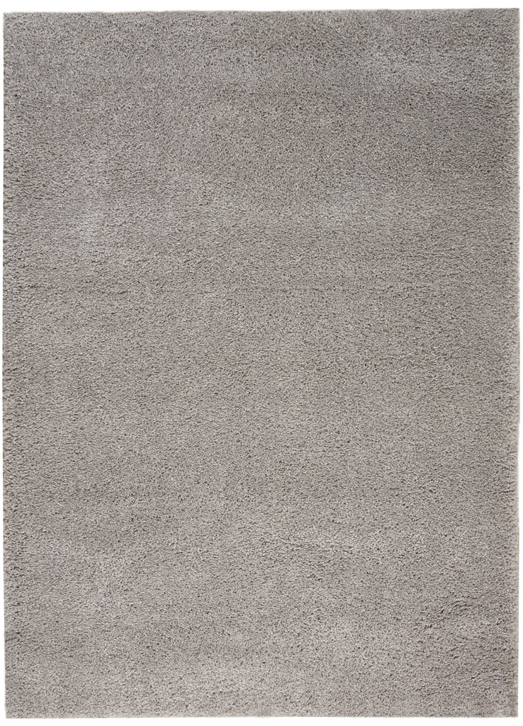 nourison malibu shag msg01 silver grey rug
