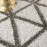 nourison highlands hnd01 grey rug
