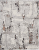 nourison elation etn06 grey ivory rug