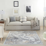 nourison seaside sds01 grey rug