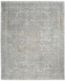 nourison starry nights stn03 silver cream rug