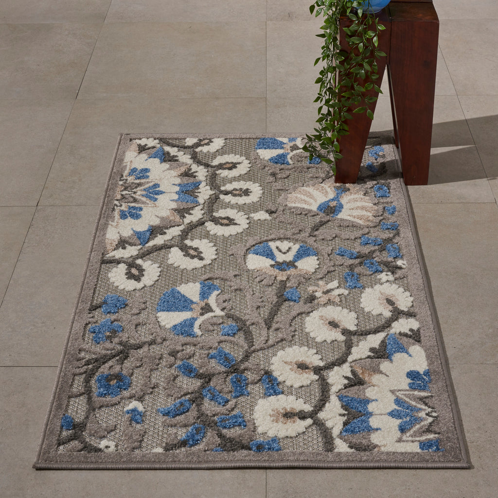 nourison aloha alh20 grey multi rug