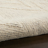 nourison interlock itl04 ivory grey rug