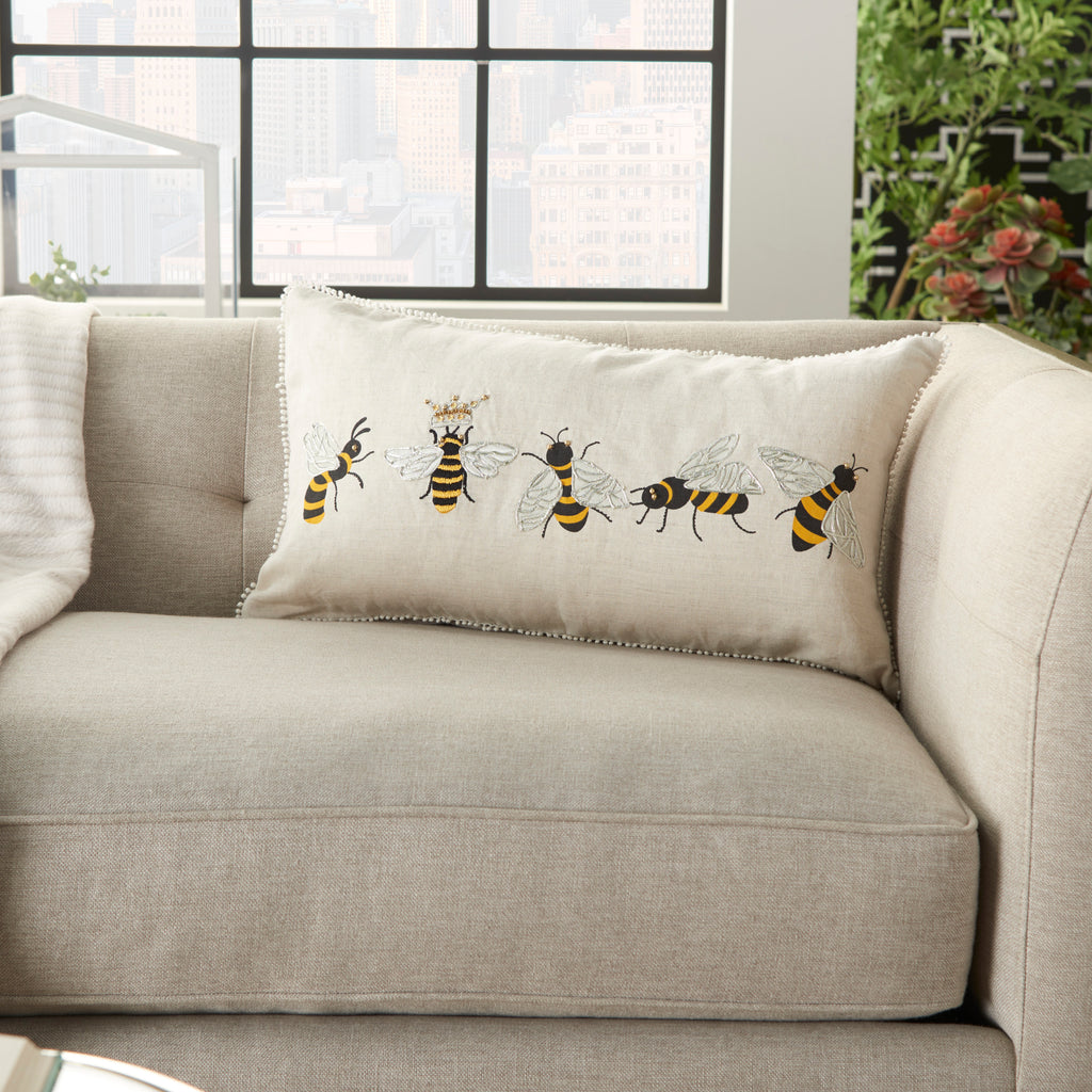 nourison plushlines ch344 multicolor pillow