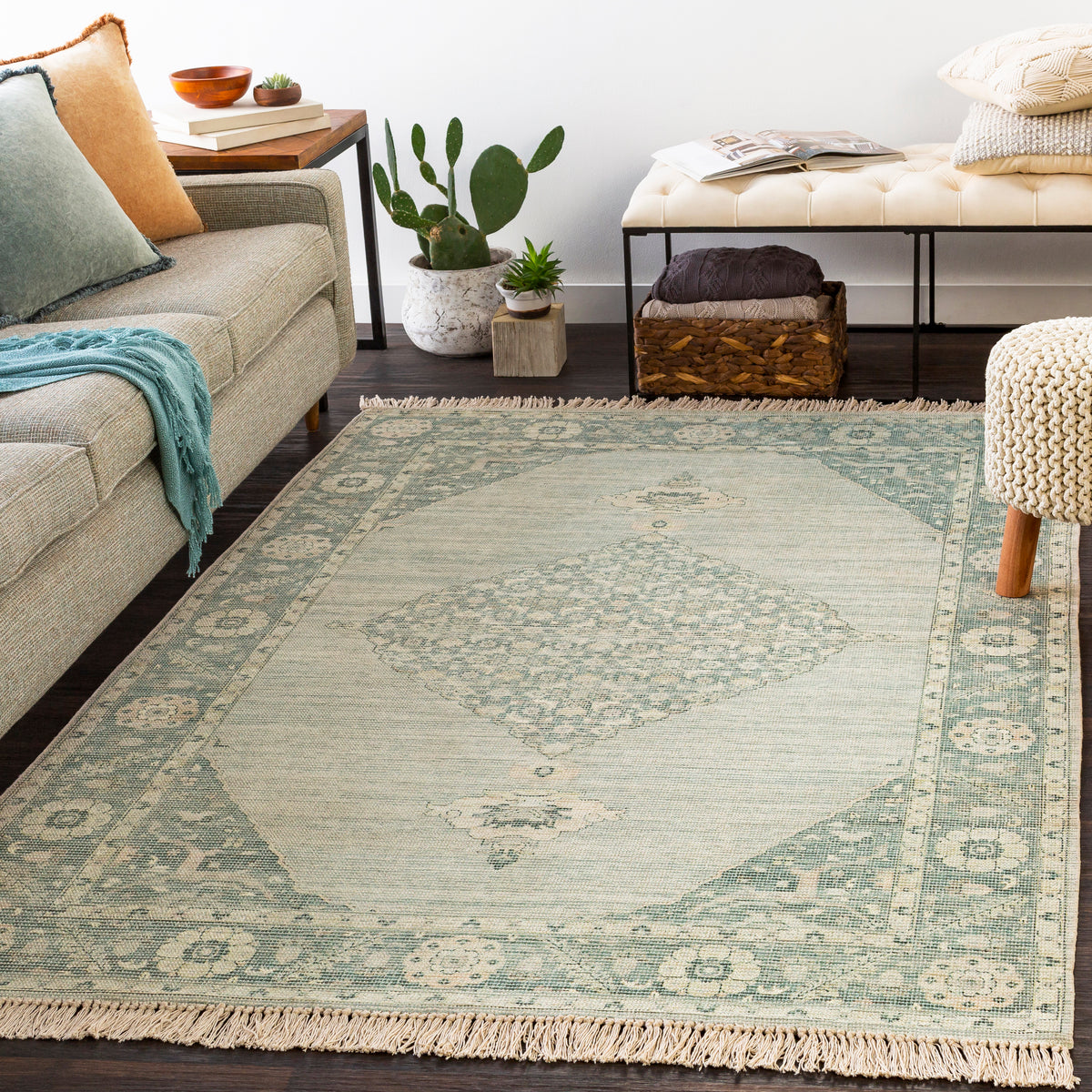 surya zainab zai 2306 sage rug