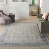 nourison silken allure stn08 grey rug