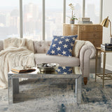 nourison life styles dl507 navy pillow