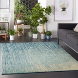nourison passion psn09 navy light blue rug