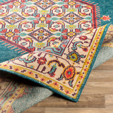 surya zahra zha 4052 teal rug