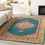 surya zahra zha 4052 teal rug