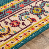 surya zahra zha 4052 teal rug
