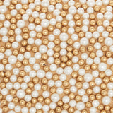 nourison luminescence z2001 ivory gold pillow