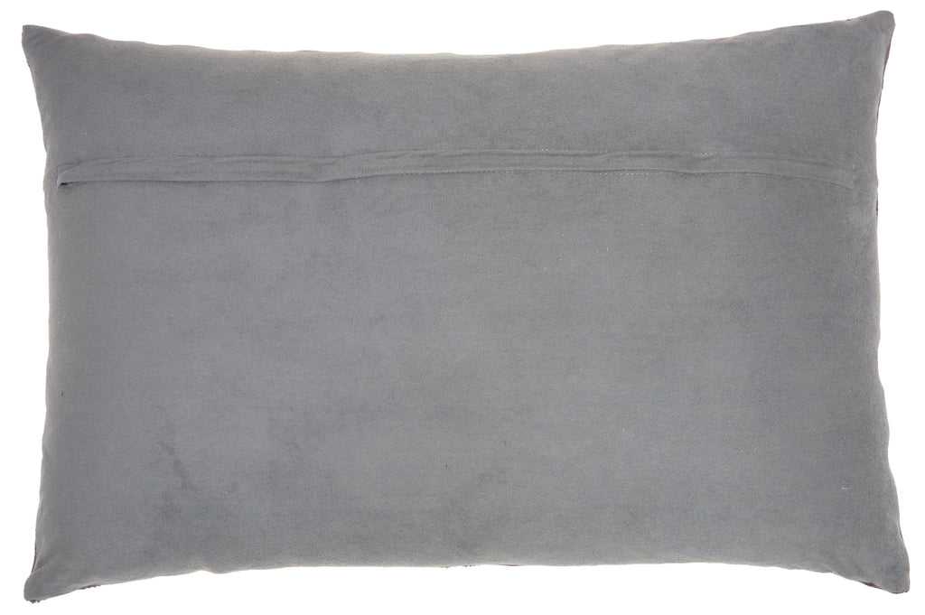 nourison natural leather hide s2192 multicolor pillow