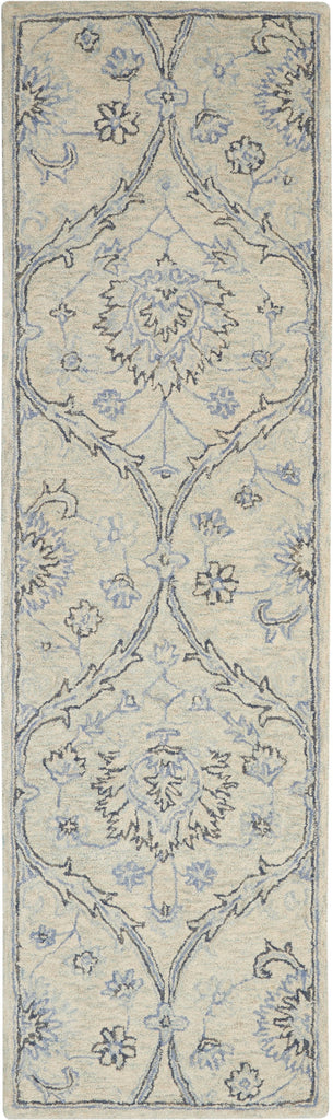 Nourison Clearance Jazmine JAZ03 Ivory/Blue Rug