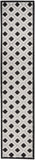 nourison aloha alh26 black white rug