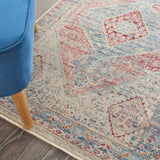 nourison homestead hms03 blue grey rug