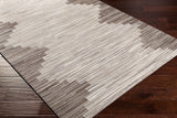 surya rug co zander znd 1007 silver gray rug